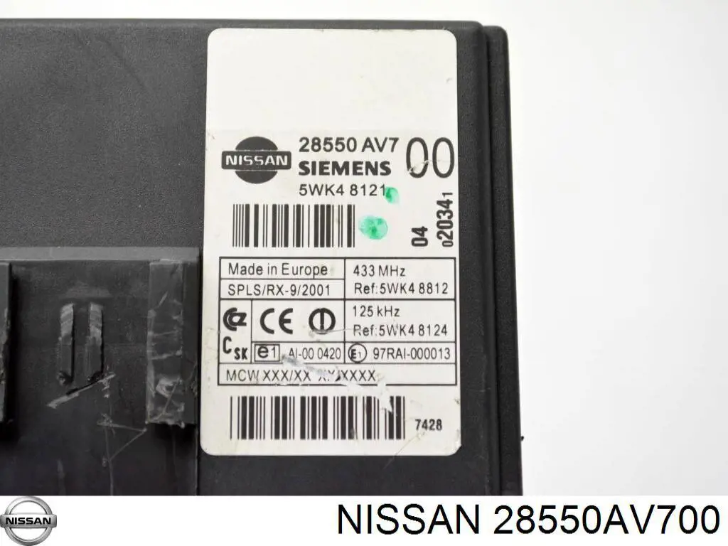 Купить 28550AV700 Nissan/Infiniti 