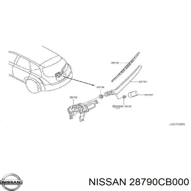 28790CB000 Nissan/Infiniti/Infiniti