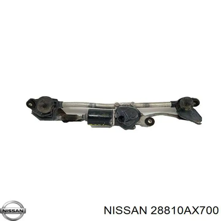 Мотор стеклоочистителя лобового стекла на Nissan Micra K12