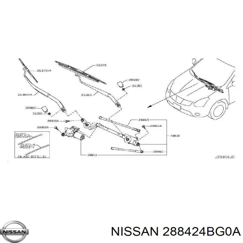 288424BG0A Nissan/Infiniti 