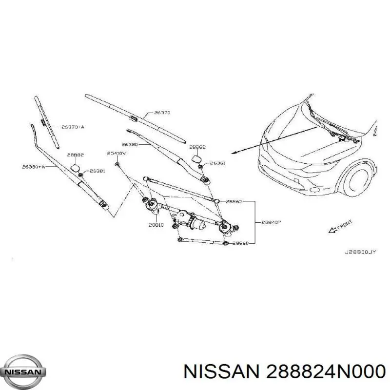  Nissan/Infiniti 288824N000 цена, от 2.23 USD