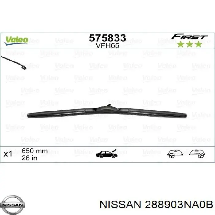 288903NA0B Nissan 