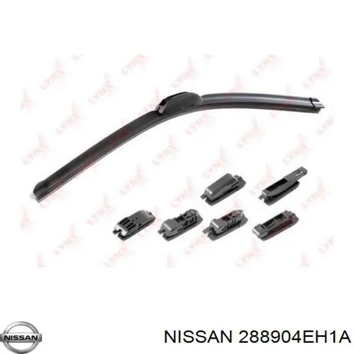 Щетка-дворник лобового стекла, пассажирская Nissan/Infiniti 288904EH1A цена, от 6.44 USD