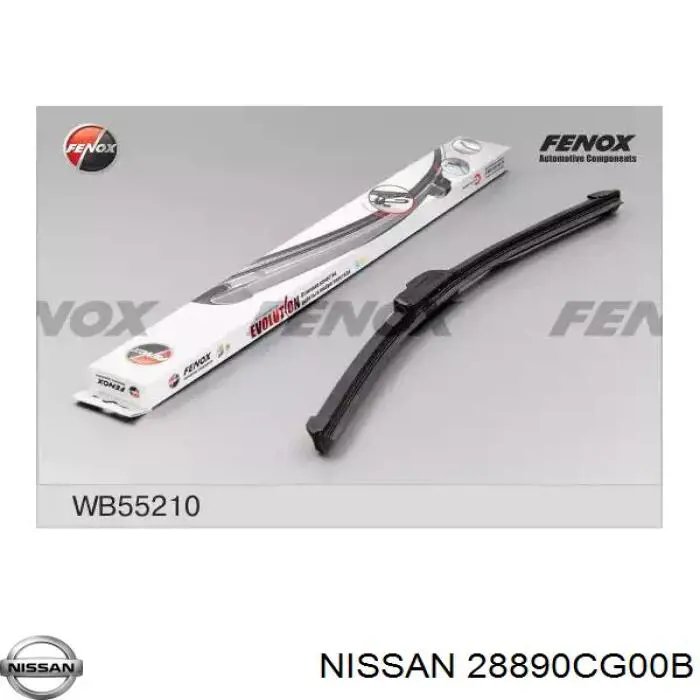 Купить 28890CG00B Nissan/Infiniti Щетка-дворник лобового стекла водительская