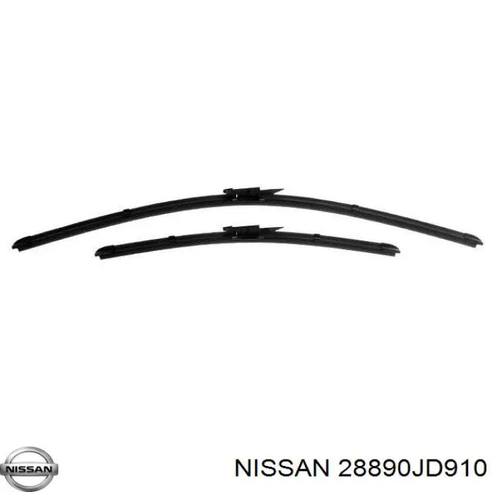28890JD910 Nissan щетка-дворник лобового стекла пассажирская