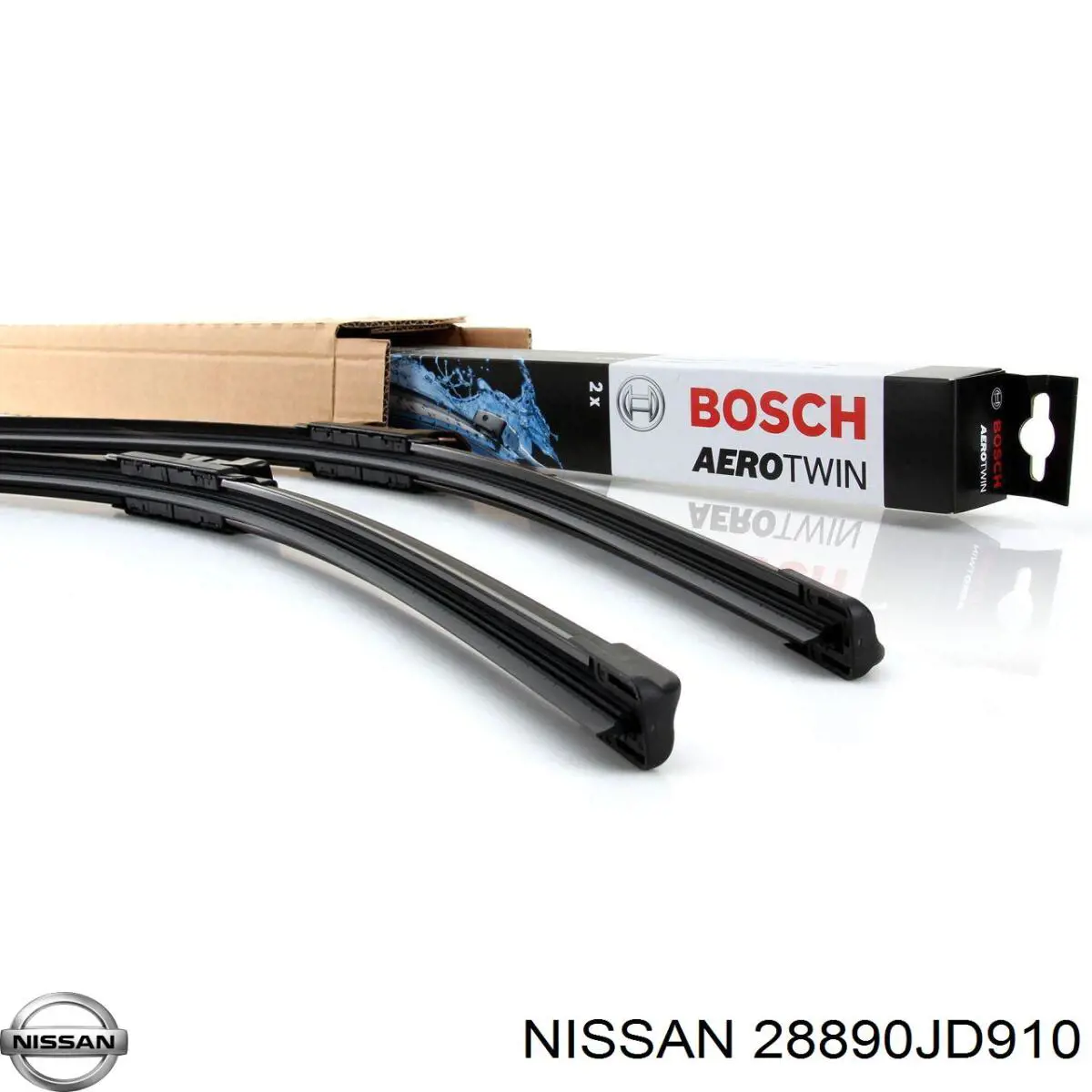 Купить 28890JD910 Nissan/Infiniti Щетка-дворник лобового стекла пассажирская