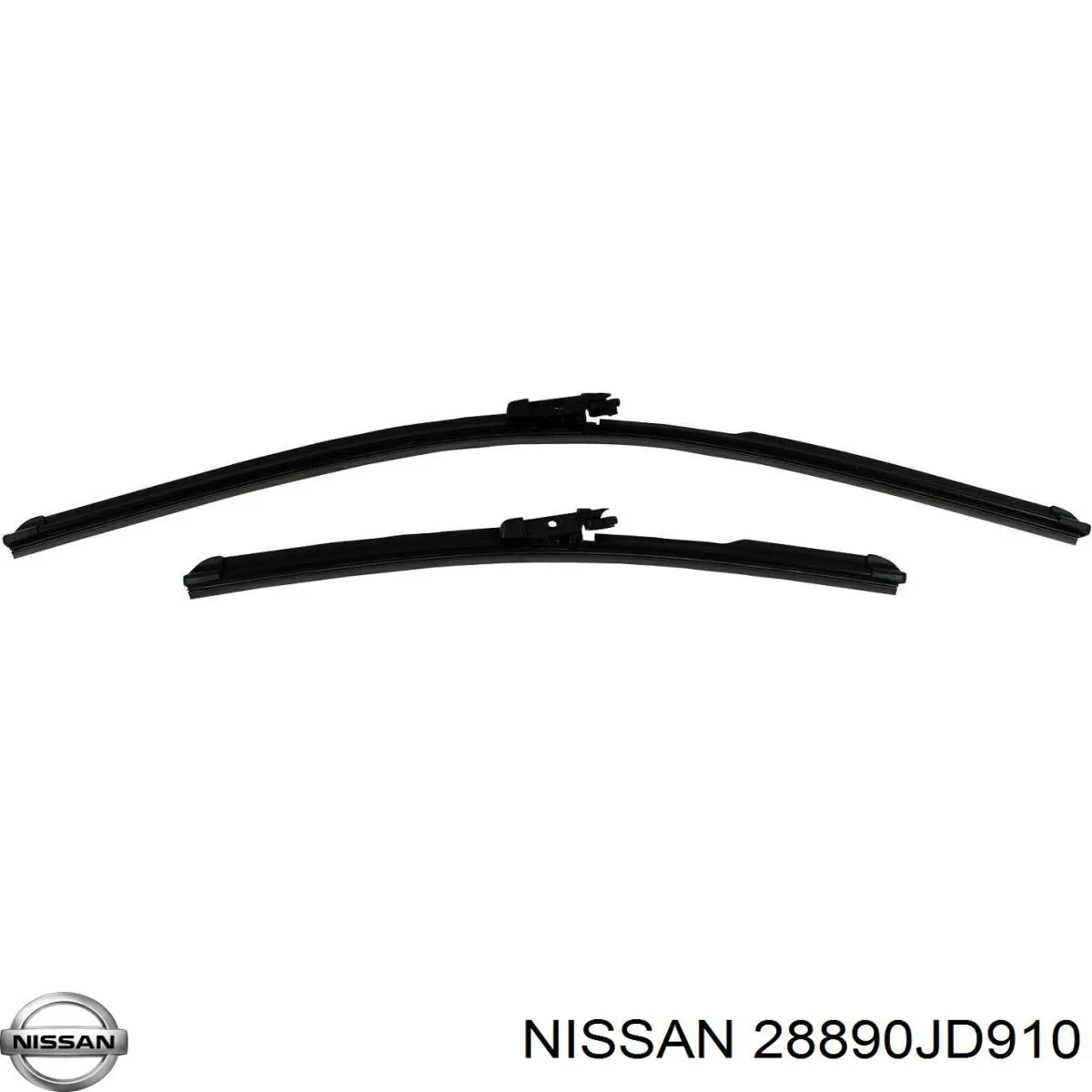 Щетка-дворник лобового стекла пассажирская 28890JD910 Nissan/Infiniti