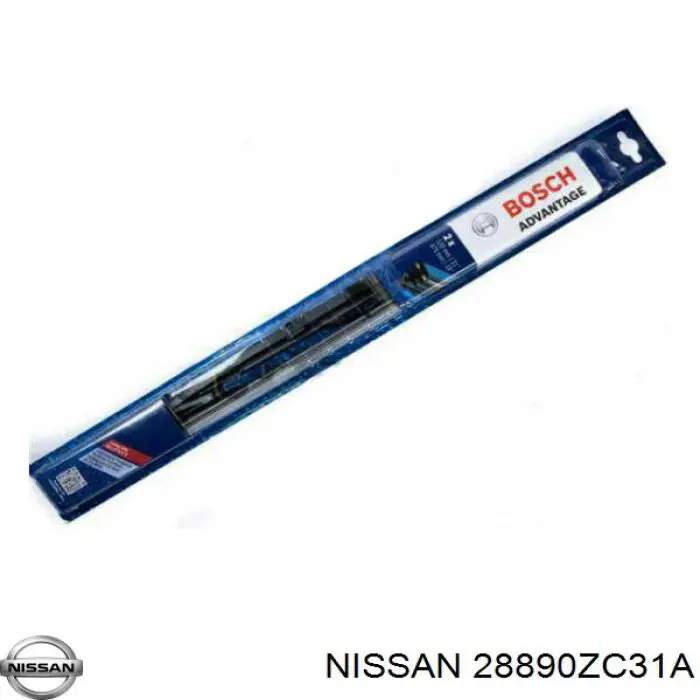 Щетка-дворник лобового стекла пассажирская 28890ZC31A Nissan/Infiniti