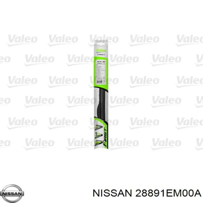 Щетка стеклоочистителя лобового стекла, водительская Nissan/Infiniti 28891EM00A цена, от 13.07 USD