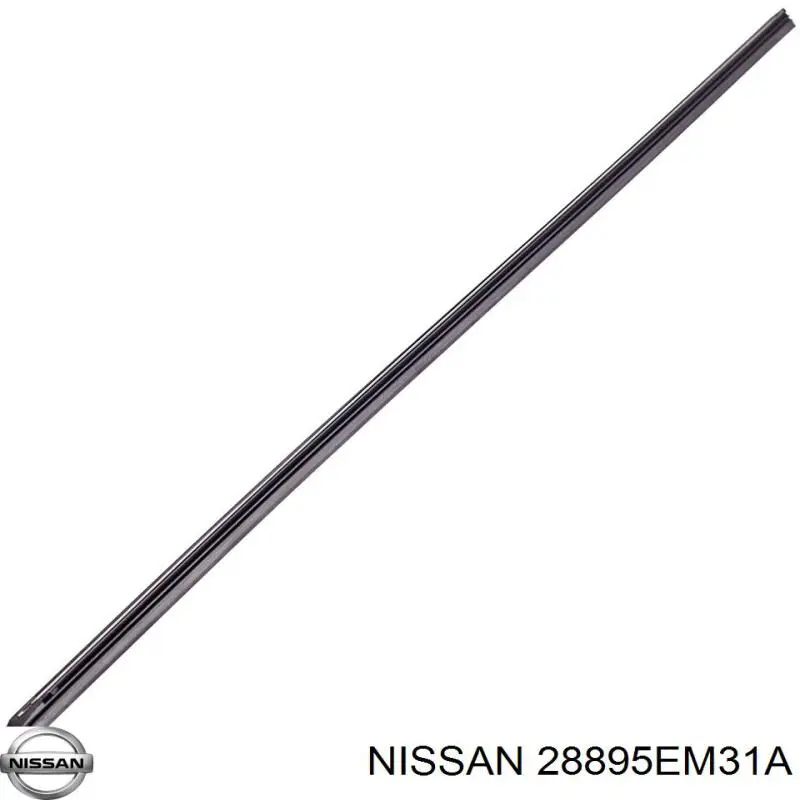 Резинка щетки стеклоочистителя водительская на Nissan Tiida C11X