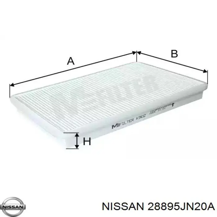Купить 28895JN20A Nissan/Infiniti Резинка щетки стеклоочистителя водительская