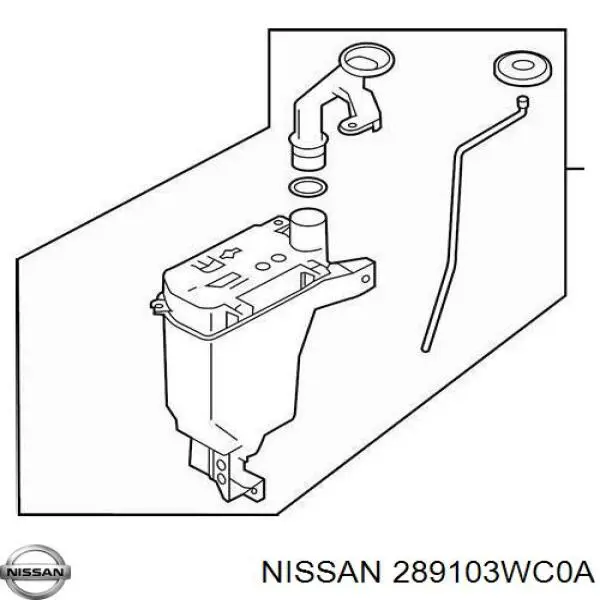 Бачок омывателя 289103WC0A Nissan/Infiniti