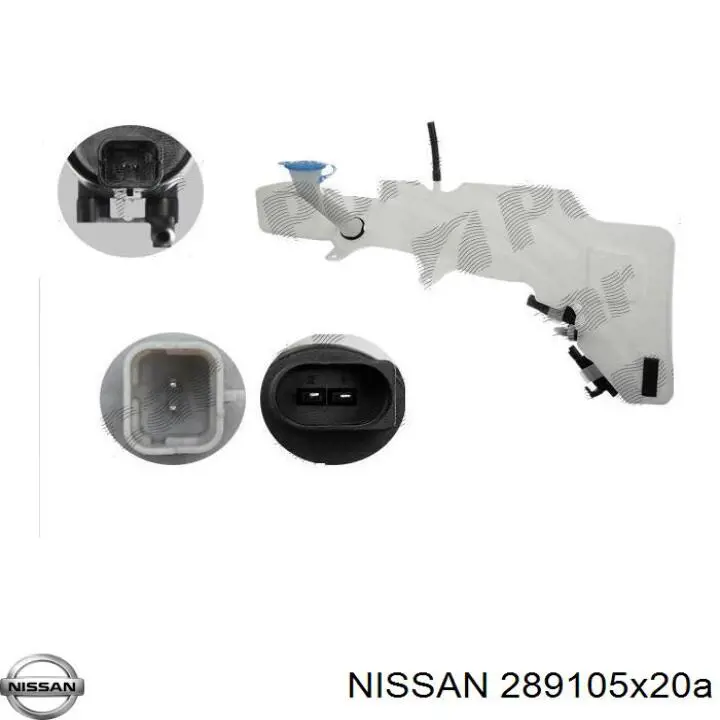 Бачок омывателя стекла NISSAN 289105X20A