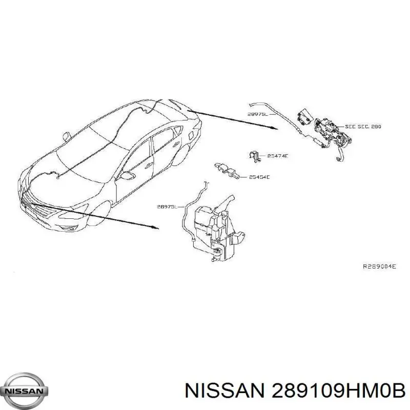  289109HM0B Nissan