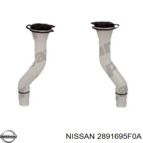 2891695F0A Nissan gargalo do tanque de fluido para lavador