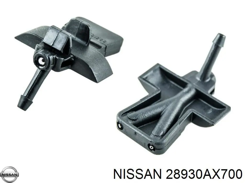 Форсунка омывателя стекла лобового правая на Nissan Micra K12