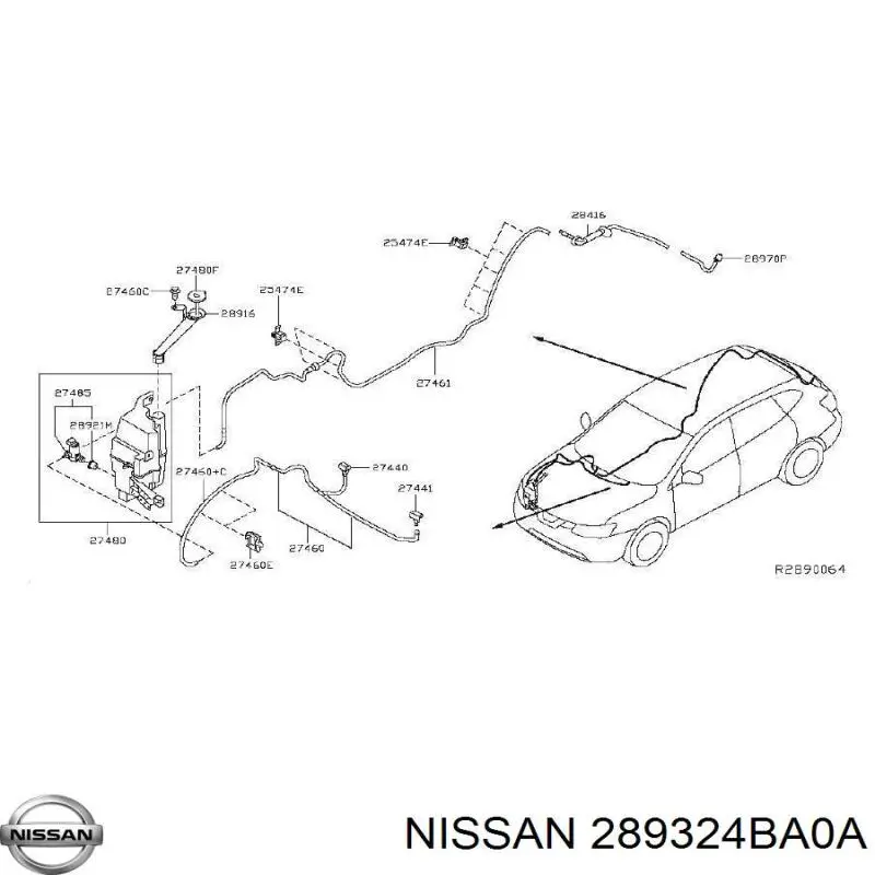  289324BA0A Nissan