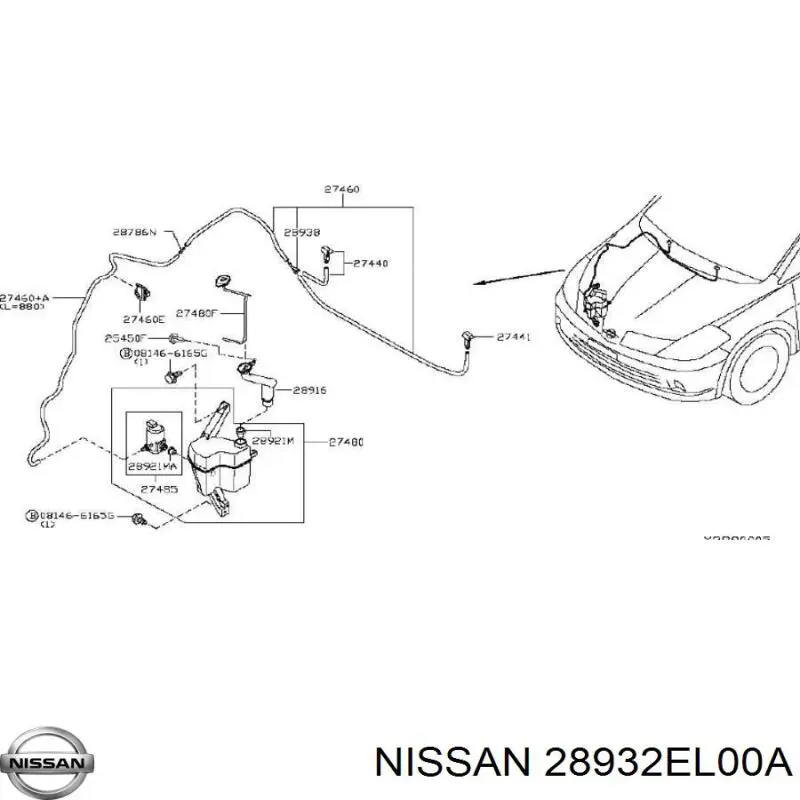  28932EL00A Nissan