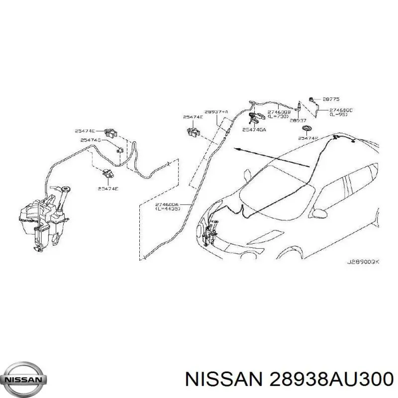  Nissan/Infiniti 28938AU300 цена, от 6.33 USD