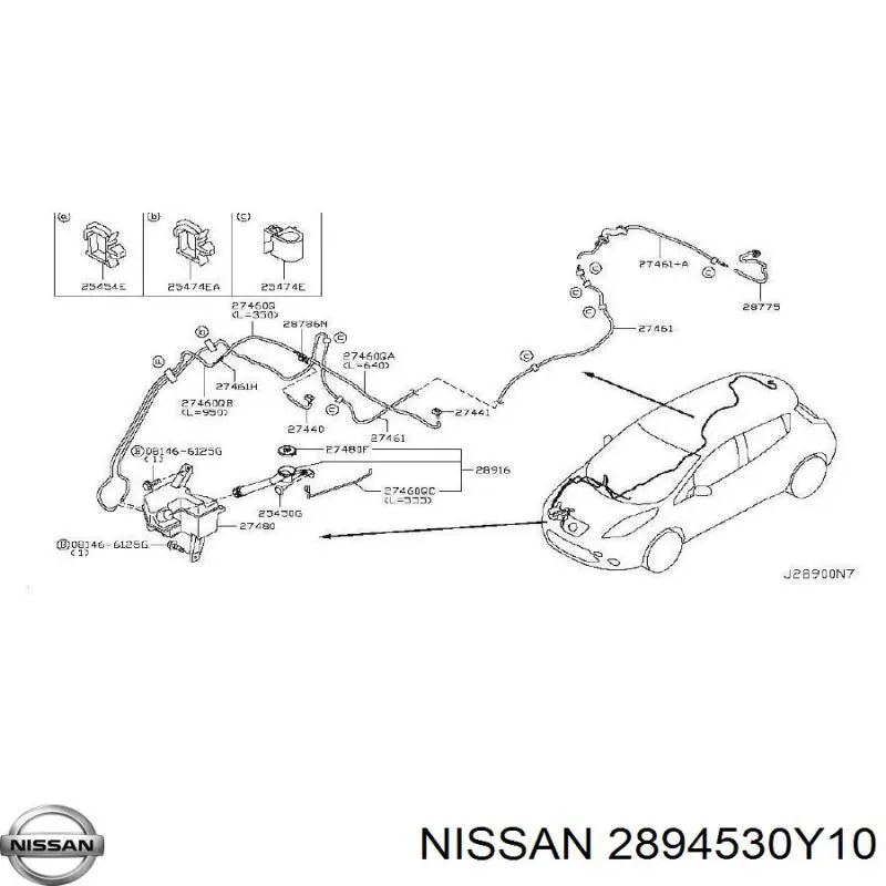 2894530Y10 Nissan 