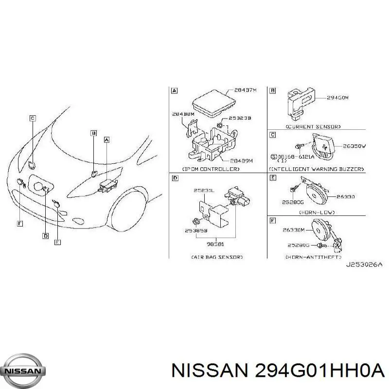 294G01HH0A Nissan 