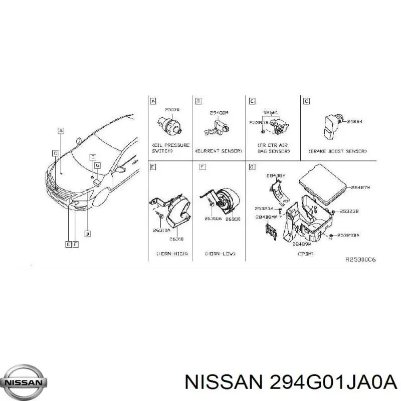 Купить 294G01JA0A Nissan/Infiniti 