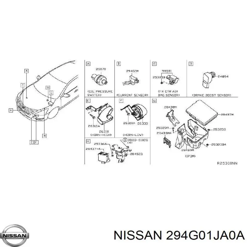  294G01JA0A Nissan/Infiniti