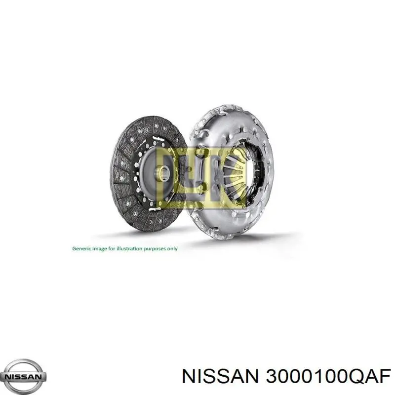 3000100QAF Nissan сцепление