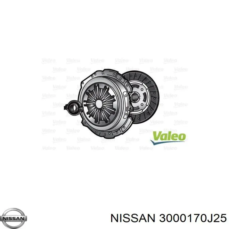 3000170J25 Nissan/Infiniti Сцепление в сборе