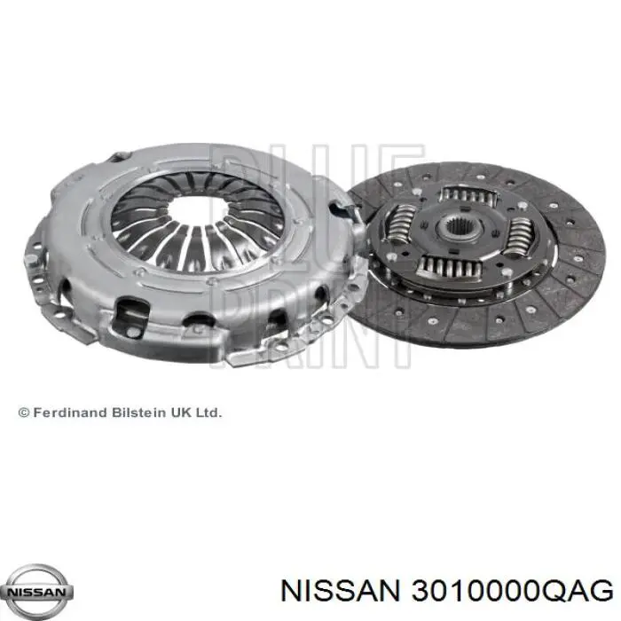 3010000QAG Nissan диск сцепления