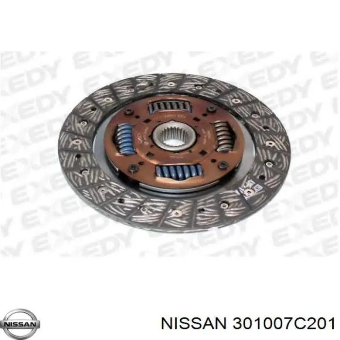 301007C201 Nissan disco de embraiagem