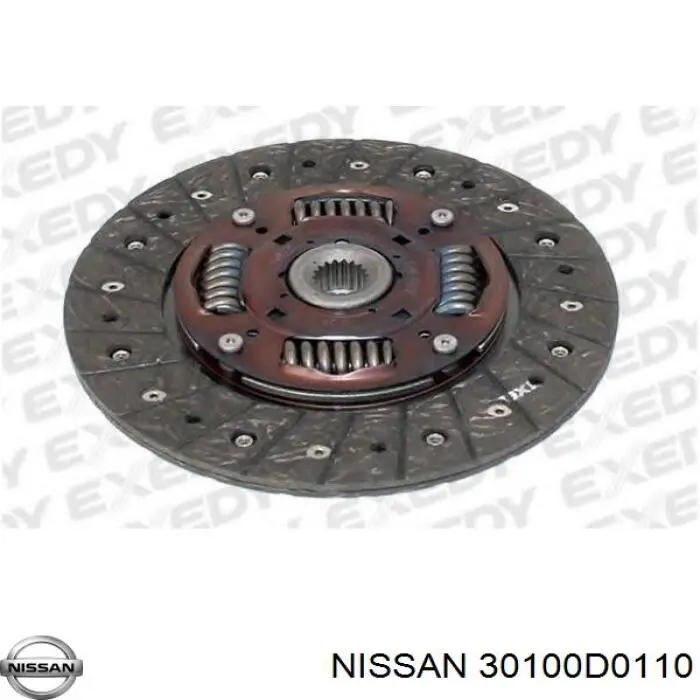 30100D0110 Nissan диск сцепления