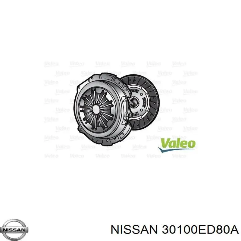 Диск сцепления 30100ED80A Nissan/Infiniti