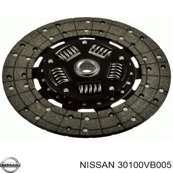 30100-VB005 Nissan диск сцепления