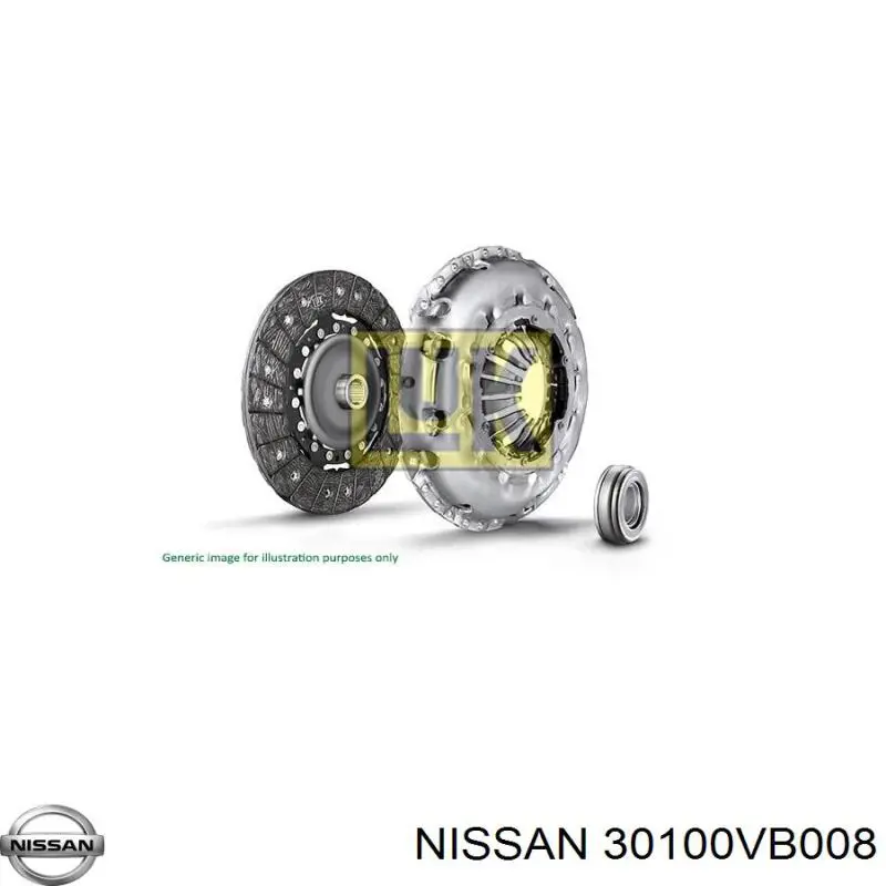 Диск сцепления Nissan/Infiniti 30100VB008 цена, от 125.17 USD
