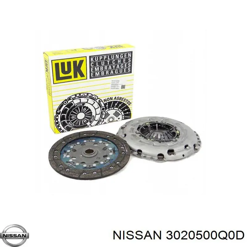Купить 3020500Q0D Nissan/Infiniti Корзина сцепления