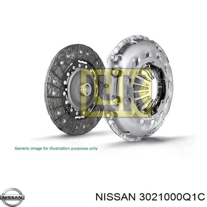 Корзина сцепления 3021000Q1C Nissan