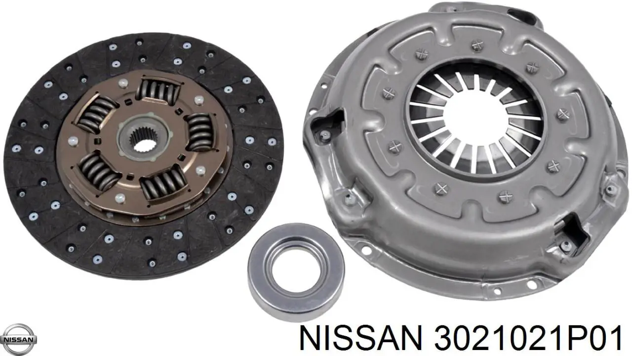 3021021P01 Nissan корзина сцепления