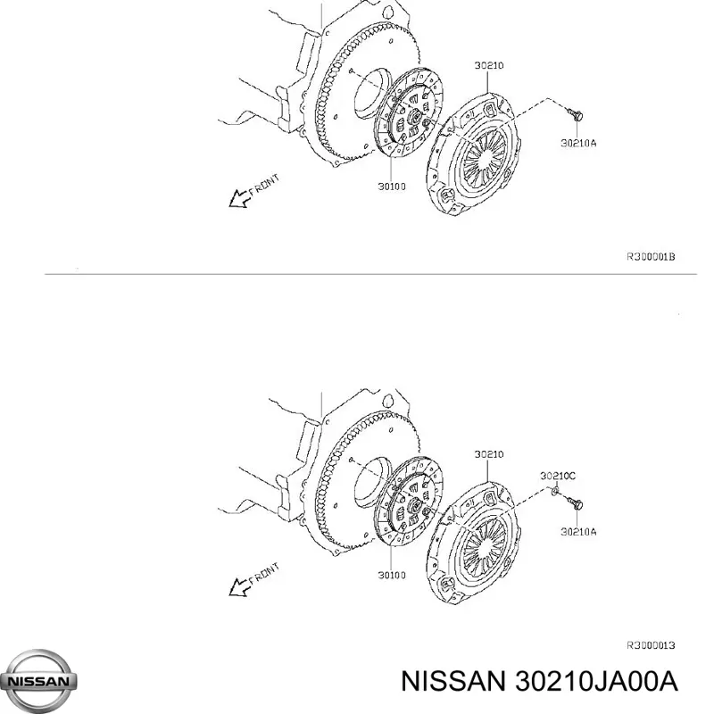 30210JA00A Nissan/Infiniti Нажимной диск сцепления