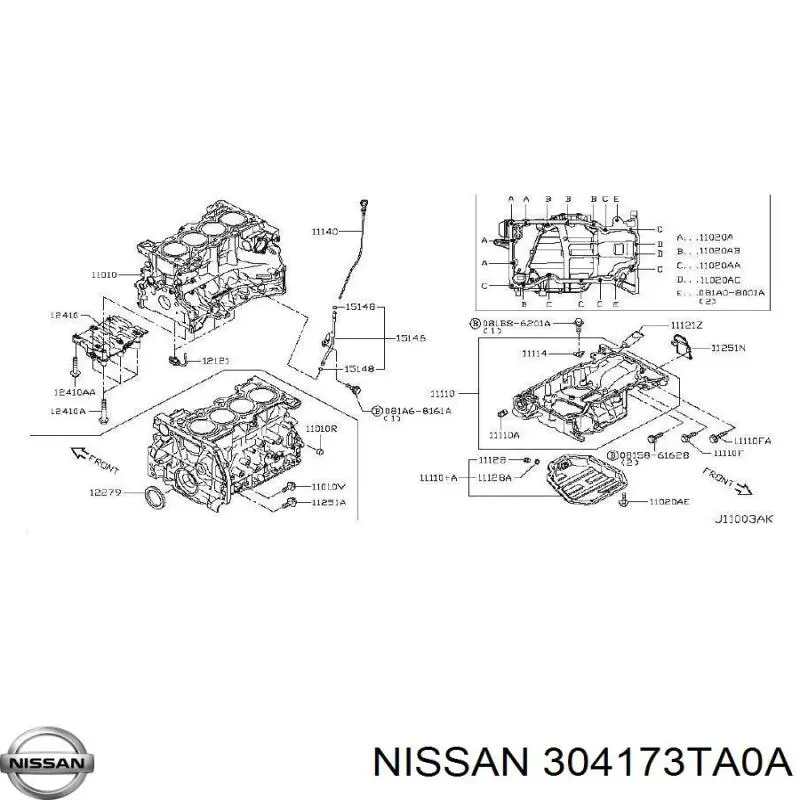 304173TA0A Nissan/Infiniti 