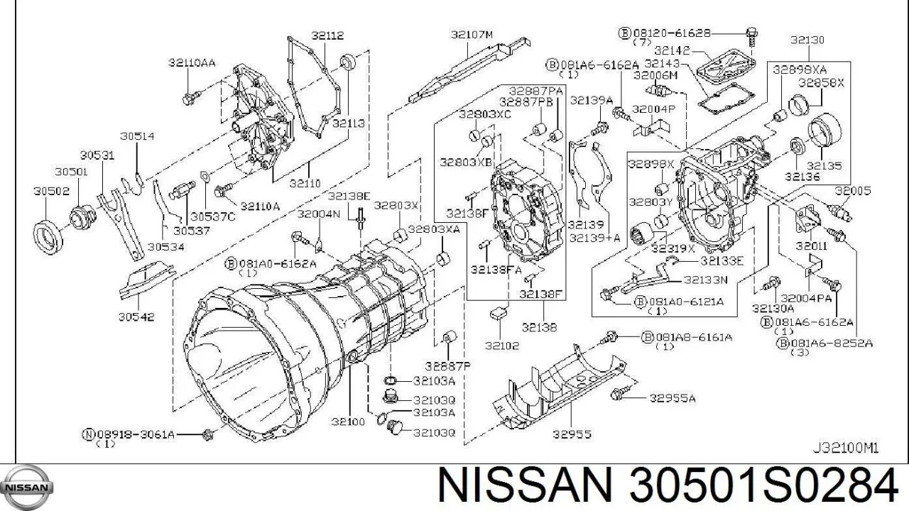  Nissan/Infiniti 30501S0284 цена, от 52.42 USD