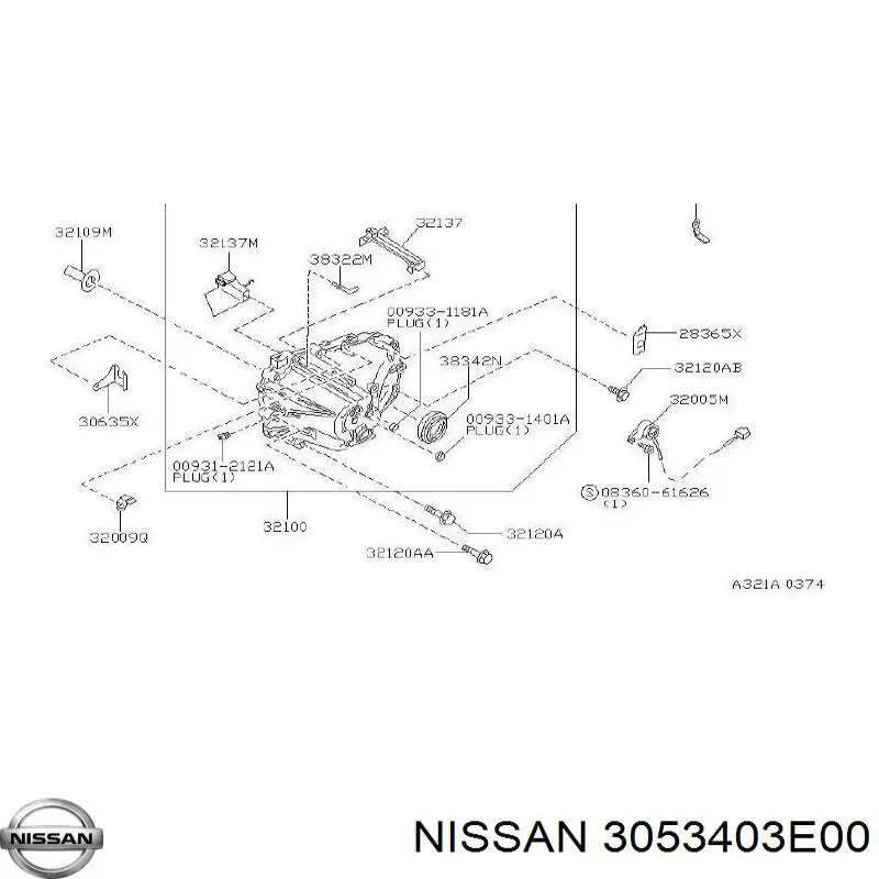 3053403E00 Nissan 