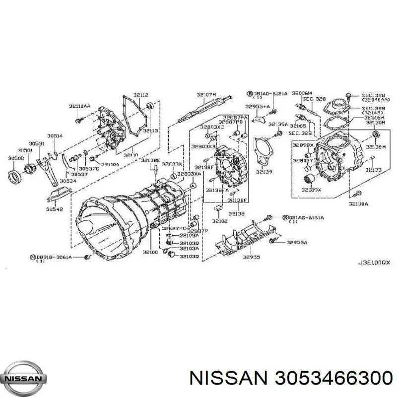 Купить 3053466300 Nissan/Infiniti 