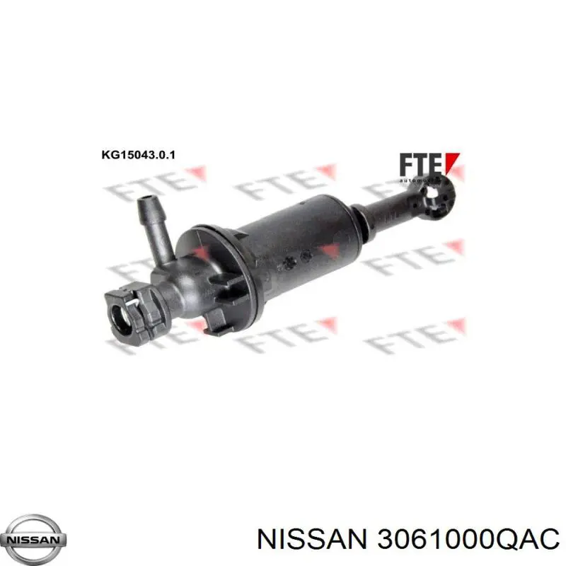 3061000QAC Nissan cilindro mestre de embraiagem