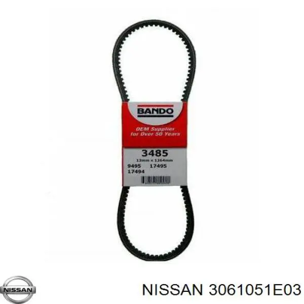 3061051E01 Nissan/Infiniti Цилиндр сцепления, главный