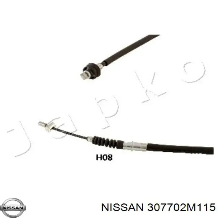 Cable de embrague 307702M115 Nissan/Infiniti