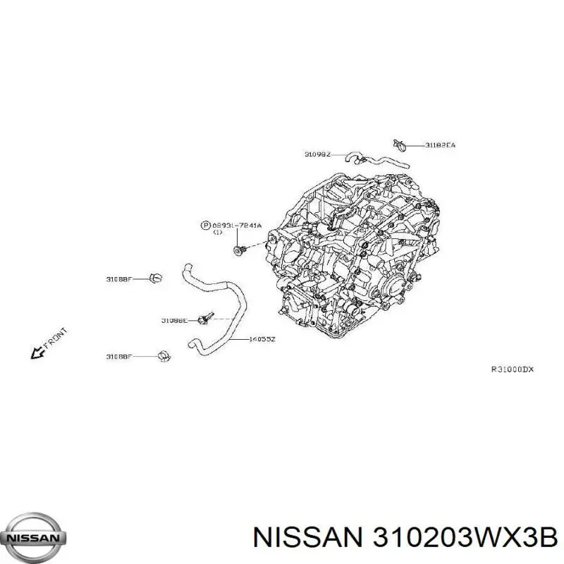  310203WX3B Nissan