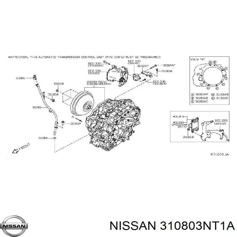  310803NT1A Nissan