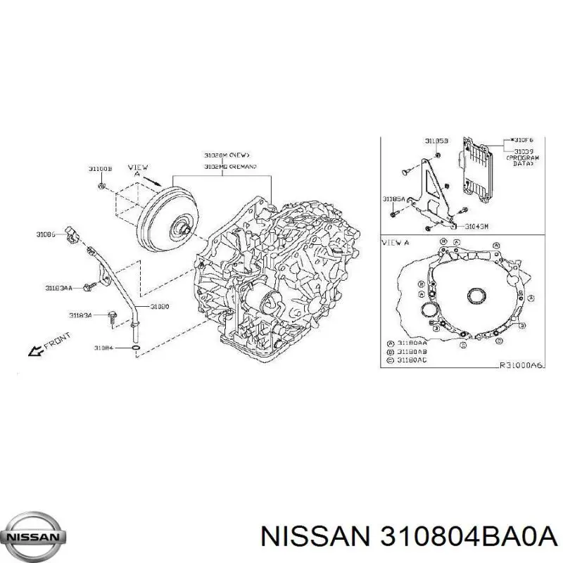  310804BA0A Nissan