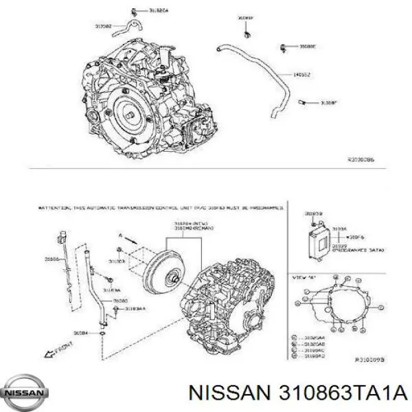 Щуп (индикатор) уровня масла в АКПП на Nissan Qashqai II 